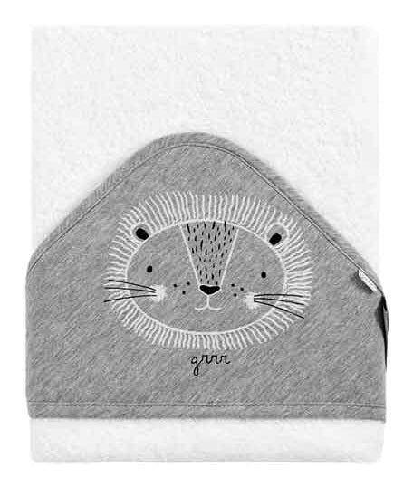 immagine-1-maxi-telo-da-bagno-pirulo-leon-biancogrigio-100-x-100-cm-ean-8499000831288