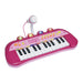 immagine-1-mini-tastiera-bontempi-24-tasti-con-microfono-rosa-ean-0047663330570