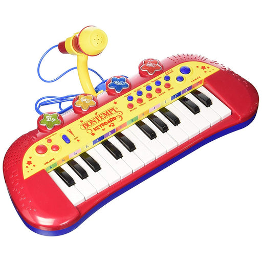 immagine-1-mini-tastiera-bontempi-24-tasti-con-microfono-rosso-giallo-ean-0047663308272
