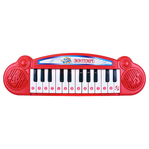 immagine-1-mini-tastiera-elettronica-bontempi-24-tasti-rosso-ean-0047663335452
