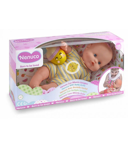 immagine-1-nenuco-bambola-con-biberon-gialla-ean-8410779055644