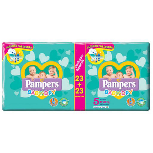 immagine-1-nessuno-bipack-pannolini-pampers-baby-dry-junior-11-25-kg-misura-5-46pz-ean