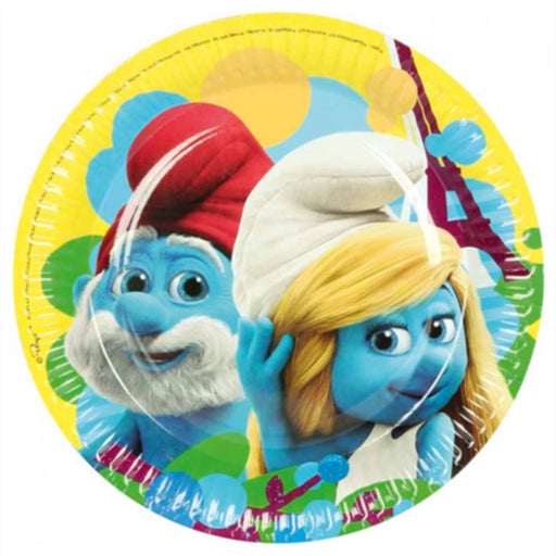 immagine-1-new-bama-party-8-piatti-18-centimetri-puffi-ean-4009775475842