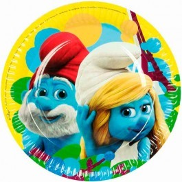 immagine-1-new-bama-party-8-piatti-23-centimetri-puffi-ean-4009775473343