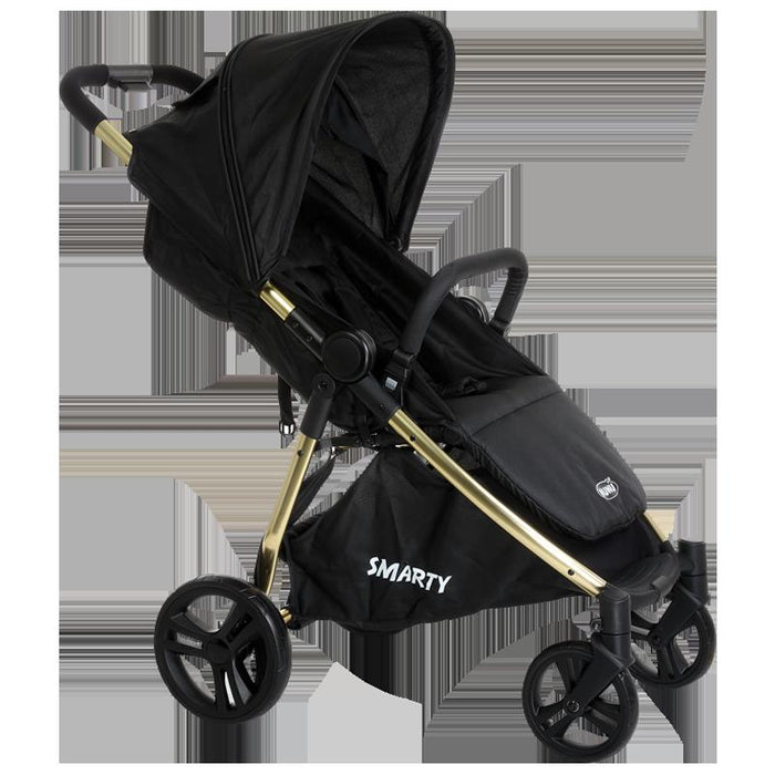 immagine-1-nunu-nunu-passeggino-leggero-smarty-nero-con-telaio-oro-ean-8602150623041