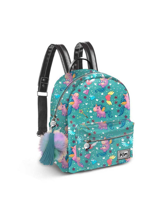 immagine-1-oh-my-pop-zaino-unicorno-magic-turchese-ean-8435376325075