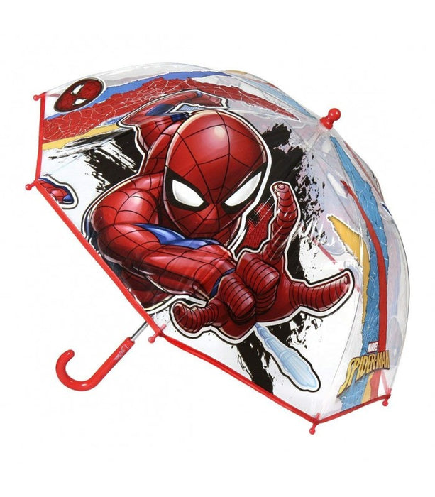 immagine-1-ombrello-trasparente-manuale-spiderman-45-centimetri-ean-8427934198764