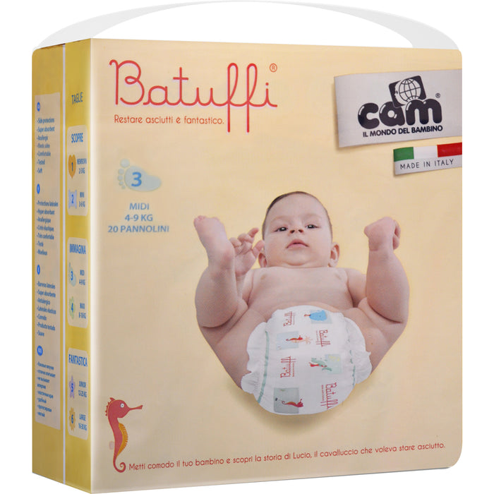 immagine-1-pannolini-cam-batuffi-midi-4-9-kg-20pz-ean-8017223001334