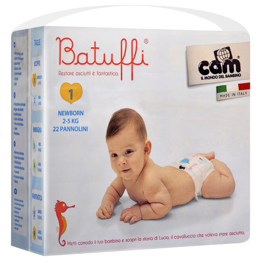 immagine-1-pannolini-cam-batuffi-new-born-2-5-kg-22pz-ean-8017223001310