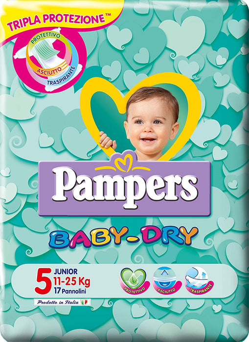 immagine-1-pannolini-pampers-baby-dry-junior-11-25-kg-misura-5-17pz-ean-8001480091290