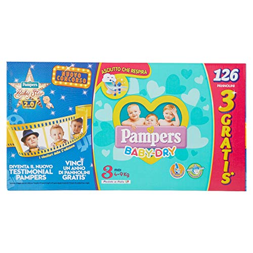 immagine-1-pannolini-pampers-baby-dry-midi-taglia-3-4-9-kg-126-pz-ean-8001480058507