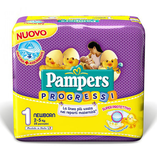 immagine-1-pannolini-pampers-progressi-newborn-2-5-kg-misura-1-28pz-ean-4015400327776