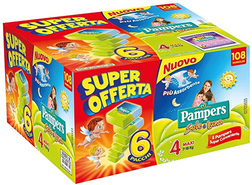 immagine-1-pannolini-pampers-sole-e-luna-maxi-taglia-4-7-18-formato-esapack-108-pz-ean-8001480092440