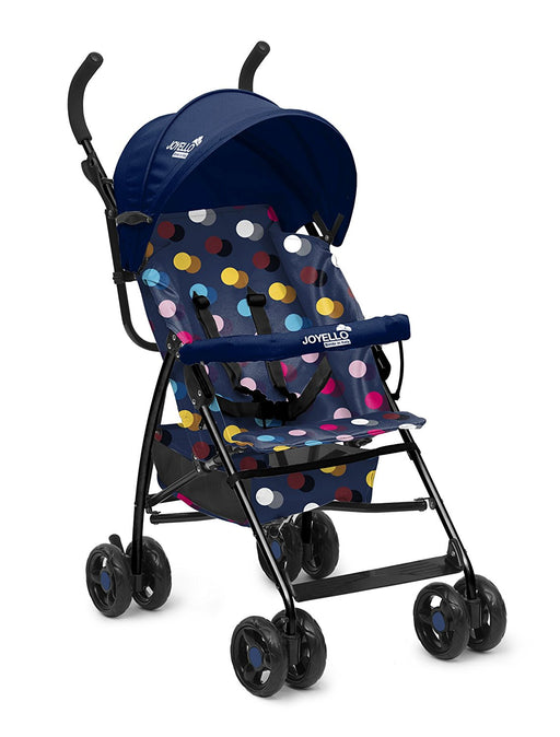 immagine-1-passeggino-joyello-cucciolo-pois-colorati-blu-navy-ean-8051764730391