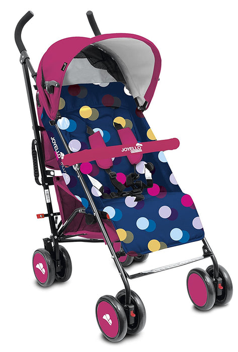 immagine-1-passeggino-joyello-musino-pois-colorati-fucsia-ean-8051764730346