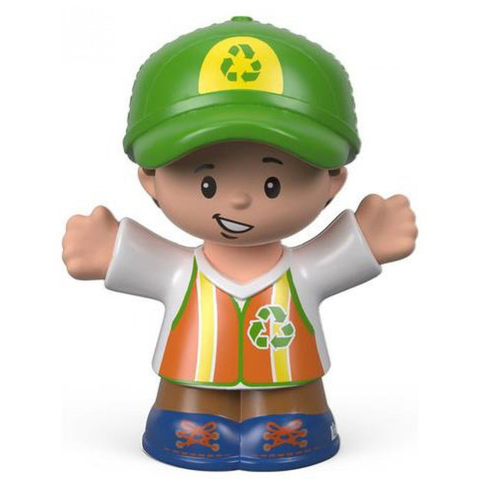 immagine-1-personaggio-fisher-price-little-people-netturbino-ean-0887961517569