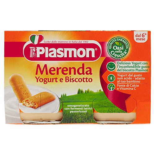 immagine-1-plasmon-merenda-yogurt-e-biscotto-omogeneizzato-con-fermenti-lattici-pastorizzati-2-x-120-g-ean-8001040097809