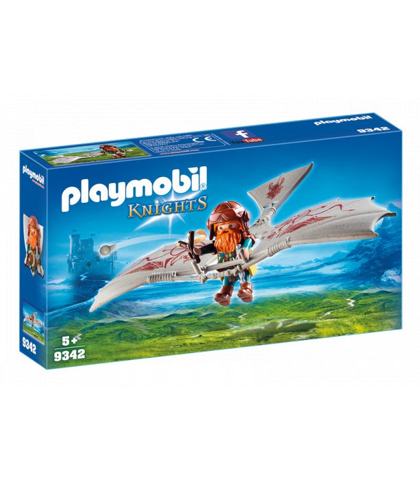 immagine-1-playmobil-9342-guerriero-con-deltaplano-da-attacco-ean-4008789093424