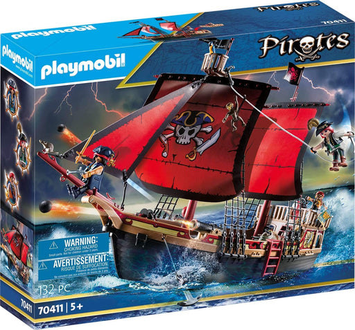 immagine-1-playmobil-pirates-70411-galeone-dei-pirati-dai-5-anni-ean-4008789704115