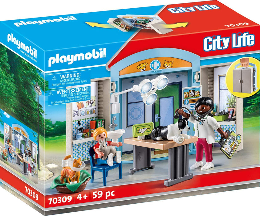immagine-1-playmobil-playmobil-city-life-70309-clinica-veterinaria-ean-4008789703095