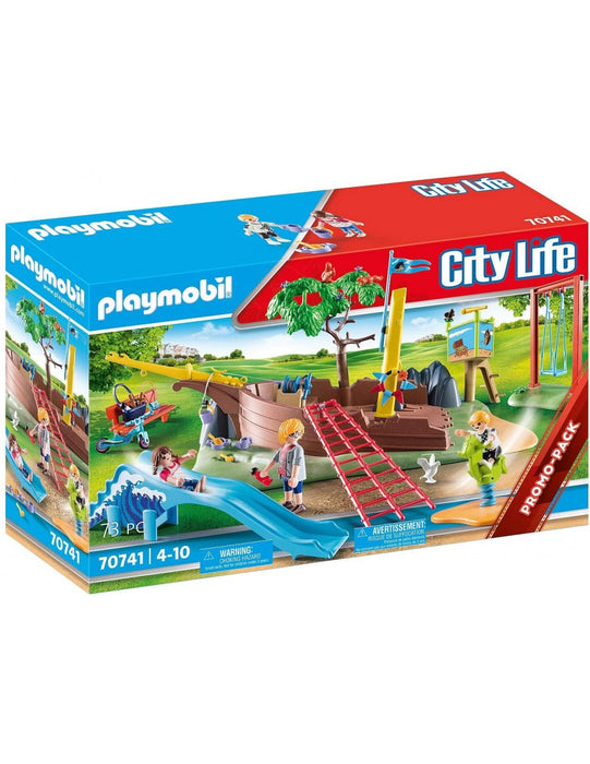 immagine-1-playmobil-playmobil-city-life-70741-parco-giochi-dei-pirati-ean-4008789707413