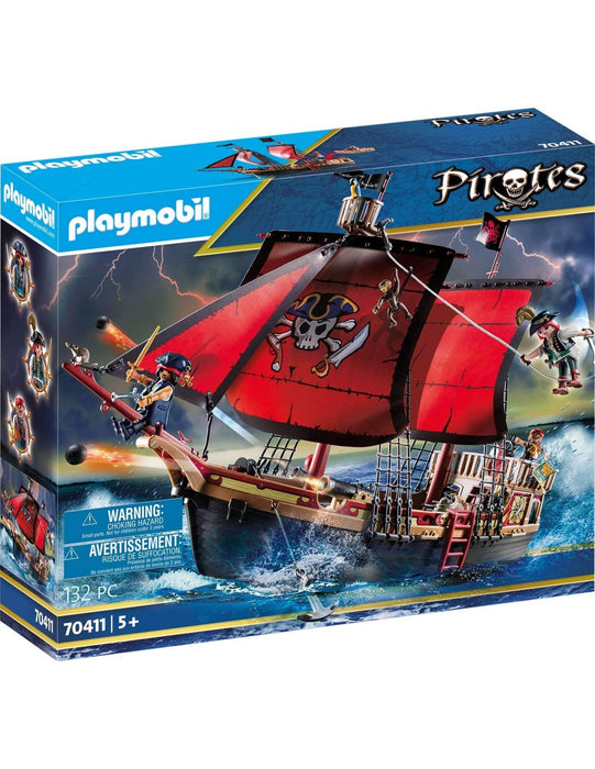 immagine-1-playmobil-playmobil-pirates-70411-galeone-dei-pirati-new-ean-4008789704115