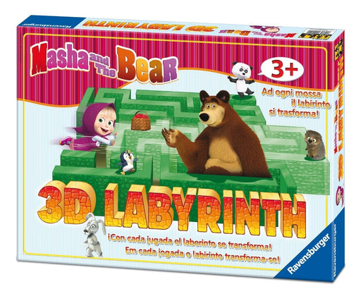 immagine-1-ravensburger-ravensburger-21180-labirinto-junior-3d-masha-e-orso-ean-4005556211807