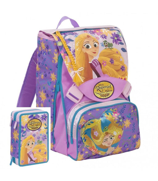 immagine-1-schoolpack-disney-princess-rapunzel-zaino-piu-astuccio-con-gadget-in-omaggio-ean-8011410306998