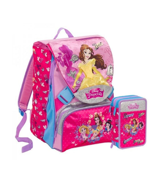 immagine-1-schoolpack-disney-princess-zaino-piu-astuccio-gadget-in-omaggio-ean-8011410306813