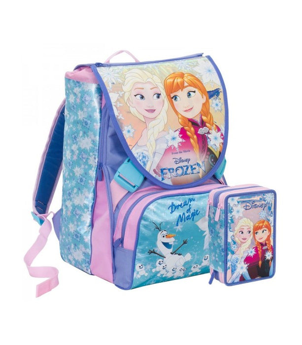 immagine-1-schoolpack-zaino-piu-astuccio-di-frozen-magic-star-con-gadget-ean-8011410306653