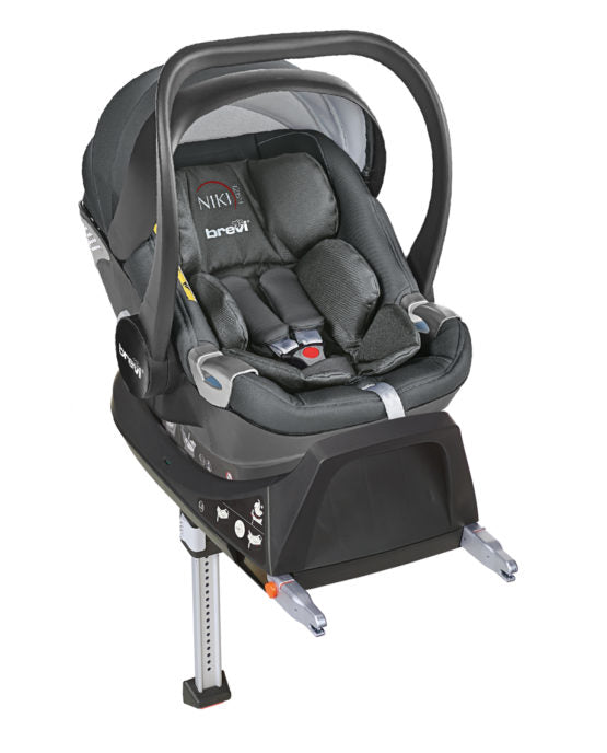 immagine-1-seggiolino-auto-brevi-niki-grigio-con-base-auto-i-size-ean-8011250521506