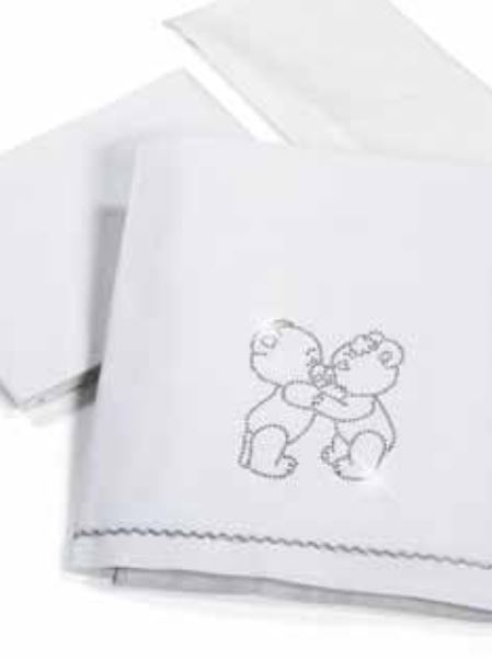 immagine-1-set-lenzuola-per-lettino-3-pz-billo-e-pallina-smack-bianco