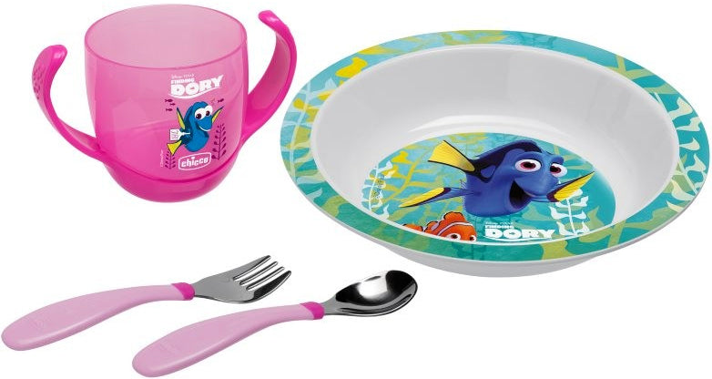 immagine-1-set-pappa-chicco-disney-alla-ricerca-di-dory-18m-rosa-ean-8058664069200