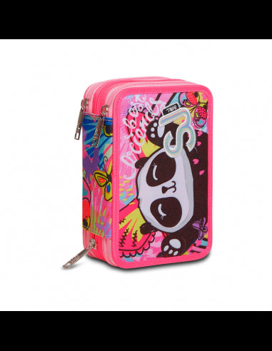 immagine-1-seven-sj-gang-astuccio-3-zip-girl-flip-3d-con-panda-ean-8055714006420