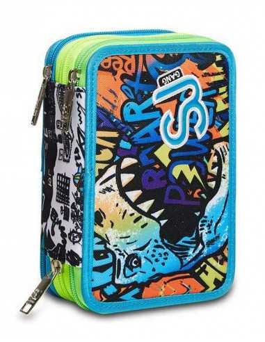 immagine-1-seven-sj-gang-astuccio-dinosauro-flip-3d-boy-con-3-zip-ean-8055714006413