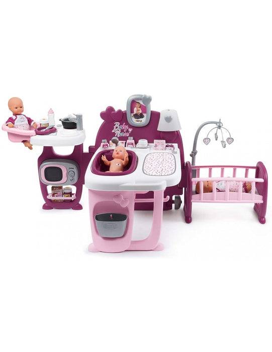 immagine-1-simbatoys-baby-nurse-centro-gioco-per-bambole-con-23-accessori-ean-3032162203491