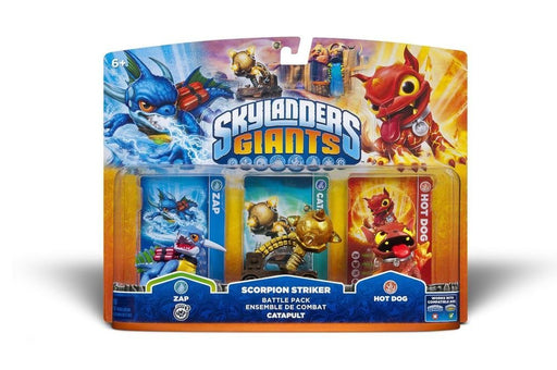 immagine-1-skylanders-giants-battle-pack-catapult-zap-scorpion-striker-hot-dog-ean-5030917119965