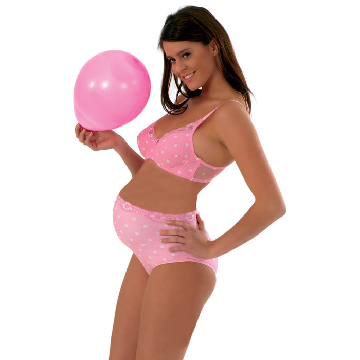 immagine-1-slip-pre-parto-dominam-pharm-in-tulle-pois-rosa-misura-5-ean-8300810026040