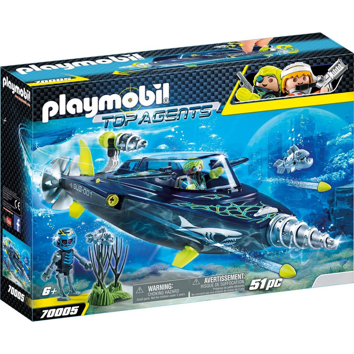 immagine-1-sottomarino-da-assalto-shark-team-playmobil-top-agents-ean-4008789700056