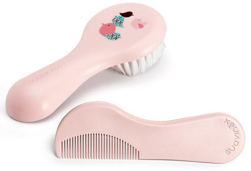 immagine-1-spazzola-e-pettine-suavinex-rosa-ean-8426420007726