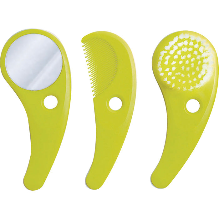 immagine-1-spazzola-pettine-e-specchio-hoppop-lime-ean-5425019850593