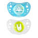 immagine-1-succhietto-chicco-physio-air-silicone-2-pz-celeste-verde-16-36m-ean-8058664058891