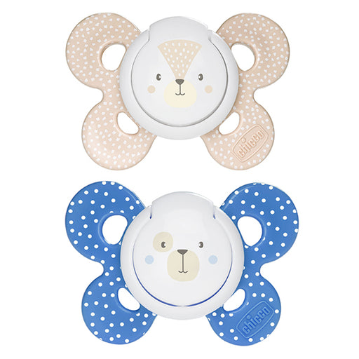 immagine-1-succhietto-chicco-physio-comfort-silicone-2pz-beige-blu-6-16m-ean-8058664082520