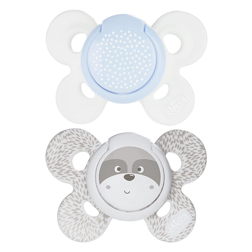 immagine-1-succhietto-chicco-physio-comfort-silicone-2pz-bianco-beige-0-6m-ean-8058664082506