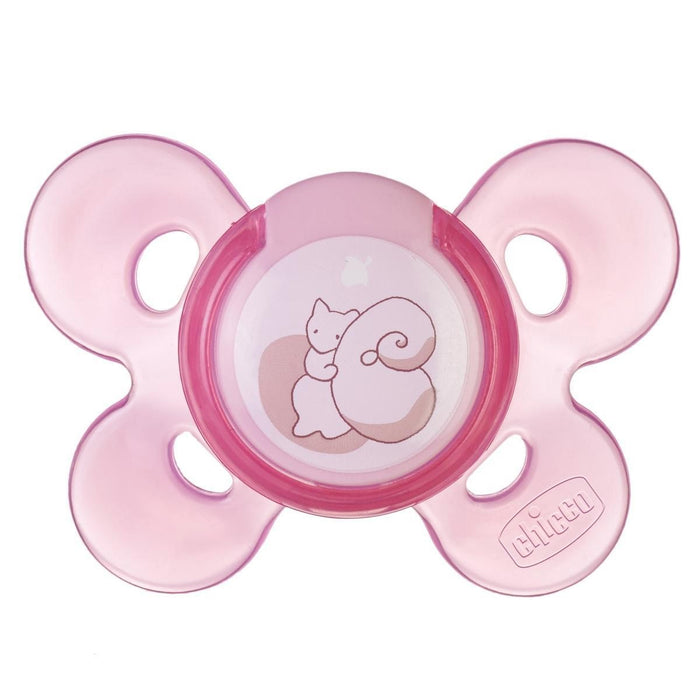 immagine-1-succhietto-chicco-physio-comfort-silicone-rosa-0-6m-ean-8058664059010