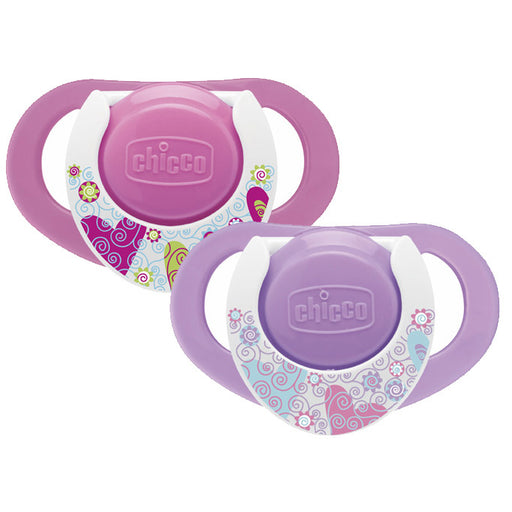 immagine-1-succhietto-chicco-physio-compact-cauccia-2-pz-rosa-12m-ean-8058664059164