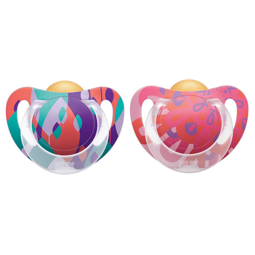 immagine-1-succhietto-nuk-genius-color-cauccia-2-pezzi-0-6-m-rosa-ean-4008600208488