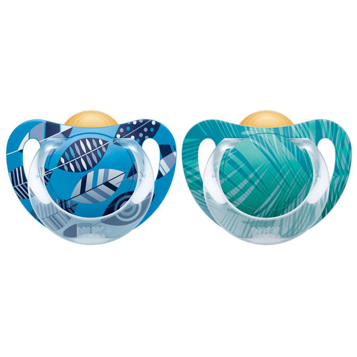 immagine-1-succhietto-nuk-genius-color-cauccia-2-pezzi-6-18-m-blu-e-verde-ean-4008600208631
