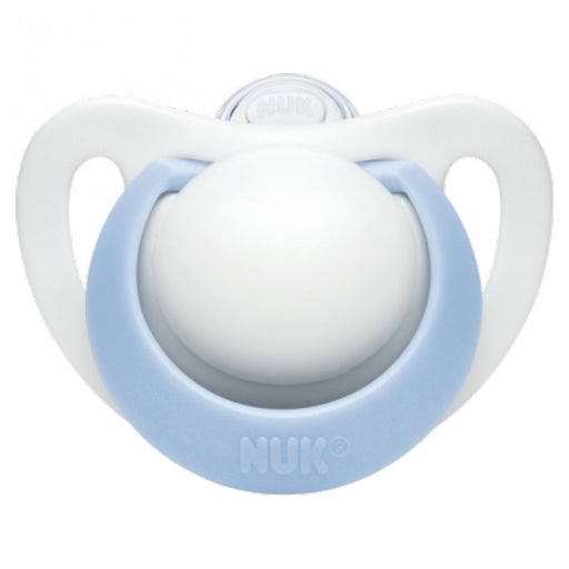 immagine-1-succhietto-nuk-genius-silicone-18-36-m-bianco-azzurro-outlet