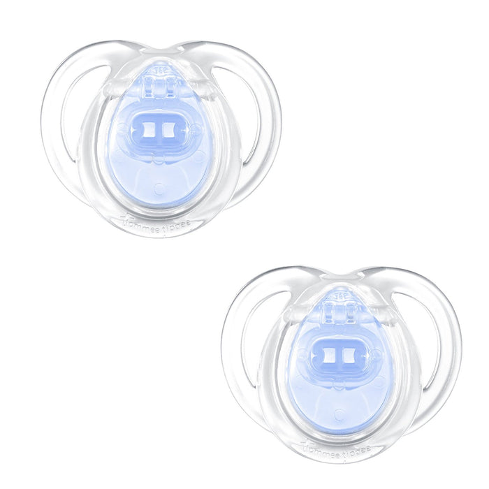 immagine-1-succhietto-tommee-tippee-2-pz-any-time-0-6m-azzurro-ean-5010415333544